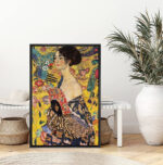 " Lady With Fan " by Gustav Klimt - Image 6