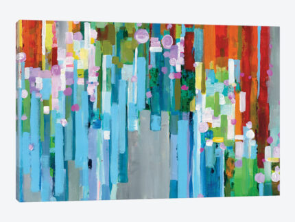 ” Rainbow Of Stripes In Zoom ” by Danhui Nai - Chic Decora