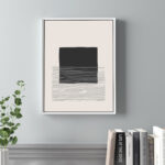 Kiro Minimal Geometric Lines and Squares VIII - Floater Frame Print on Canvas - Image 5