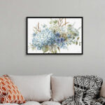 " Bohemian Blue 01 Landscape " by Lisa Audit Painting Print - Image 5