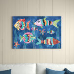 " Boho Reef Fish III " by Wild Apple Portfolio Painting Print - Image 4