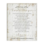 The Lords Prayer Our Father Graphic Art Print on Canvas - Image 8