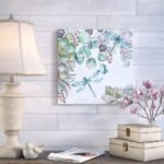 " Eucalyptus And Dragonfly " by Tre Sorelle Studios Painting Print - Image 7