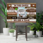 Computers - In This Office We Are A Team Gallery Wrapped Canvas - Image 5