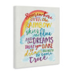 Cambra Somewhere Over the Rainbow with Rainbow Canvas Art - Image 8