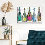 Drinks And Spirits " Drinks And Spirits Luminous Party Champagne Day Bottles " by Oliver Gal - Image 7