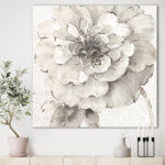 " Indigold Grey Peonies I " - Image 5