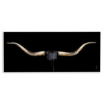 Bull Horns Shadow Black Brown Animal' by Third and Wall - Painting Print - Image 8