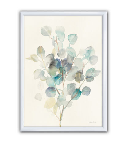 Tybalt Eucalyptus leaves I – Picture Frame Print on Canvas - Chic Decora