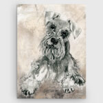 " Sketchy Study Schnauzer " by Carol Robinson - Image 4
