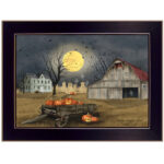 Spooky Harvest Moon Framed Wall Art for Living Room, Home Wall Decor Framed Print by Billy Jacobs - Image 3
