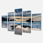 " Beautiful Porthcothan Bay " 5 - Pieces - Image 3