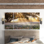 " Morning Meadow Sunrise " 3 - Pieces - Image 7