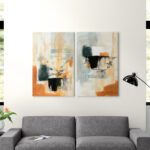 " Seria III " 2 - Pieces Painting Print - Image 4