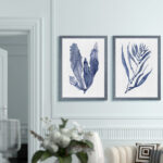Seaweed Under Water III" - 2-Piece Painting Print Set - Image 6