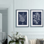 Lustr Foliage Chintz VI" - 2-Piece Painting Print Set - Image 7