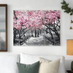 Cherry Blossoms' Photographic Print Multi-Piece Image on Wrapped Canvas - Image 5