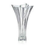 Mikasa Florale 14 in. Crystal Vase - Image 4